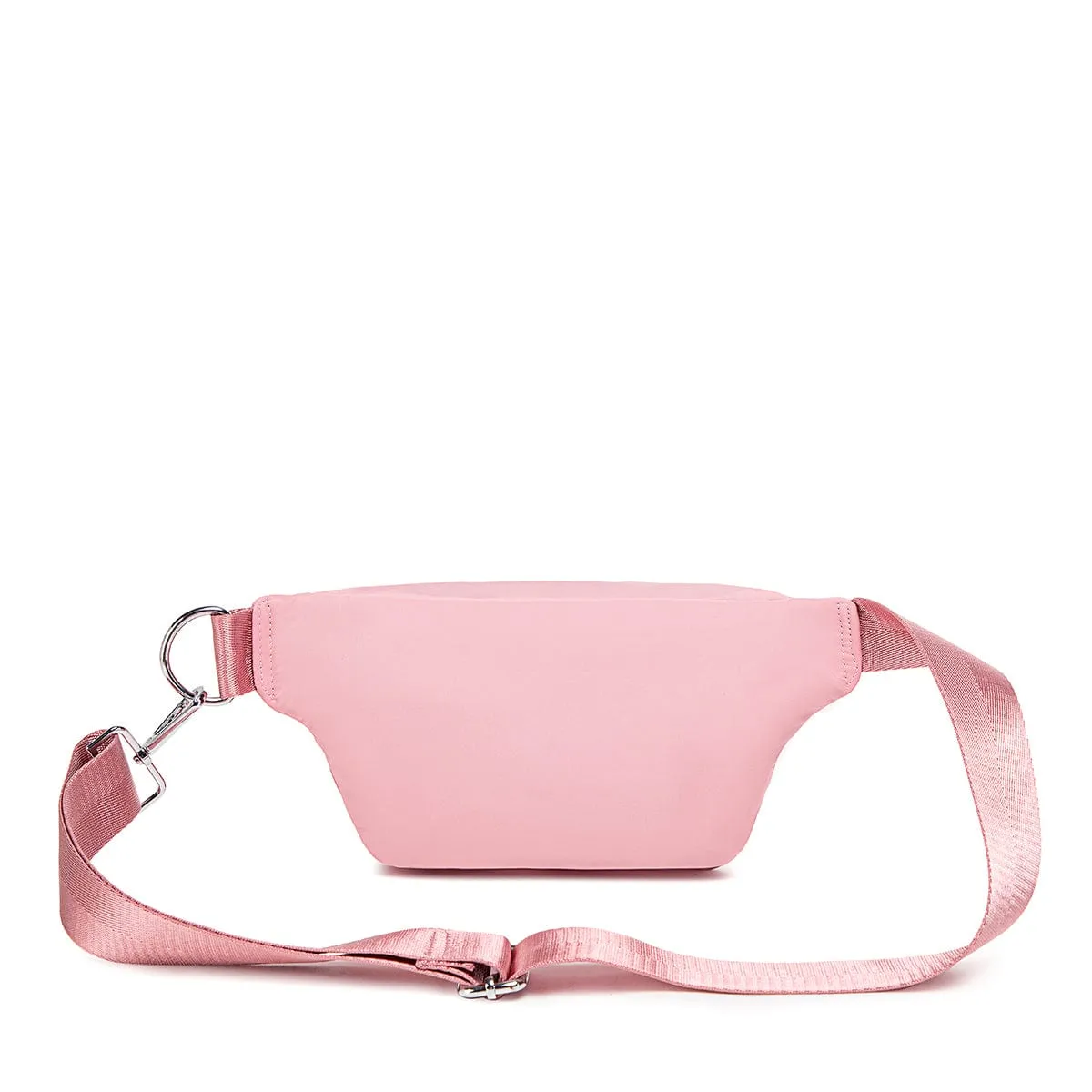 Aaliyah Nylon Vegan Fanny Pack | Light Pink