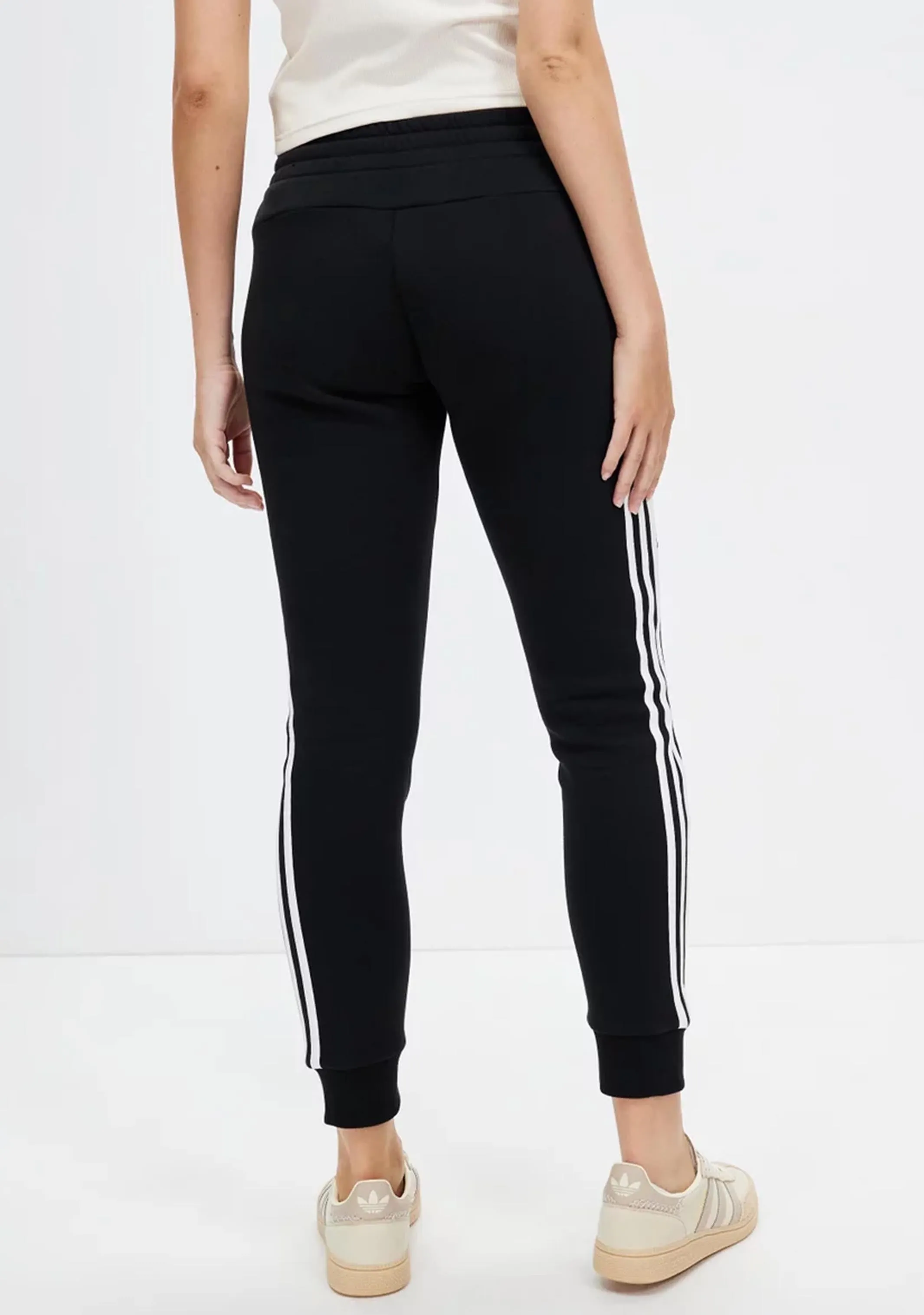 Adidas Womens Essential Fleece 3 Stripe Pants