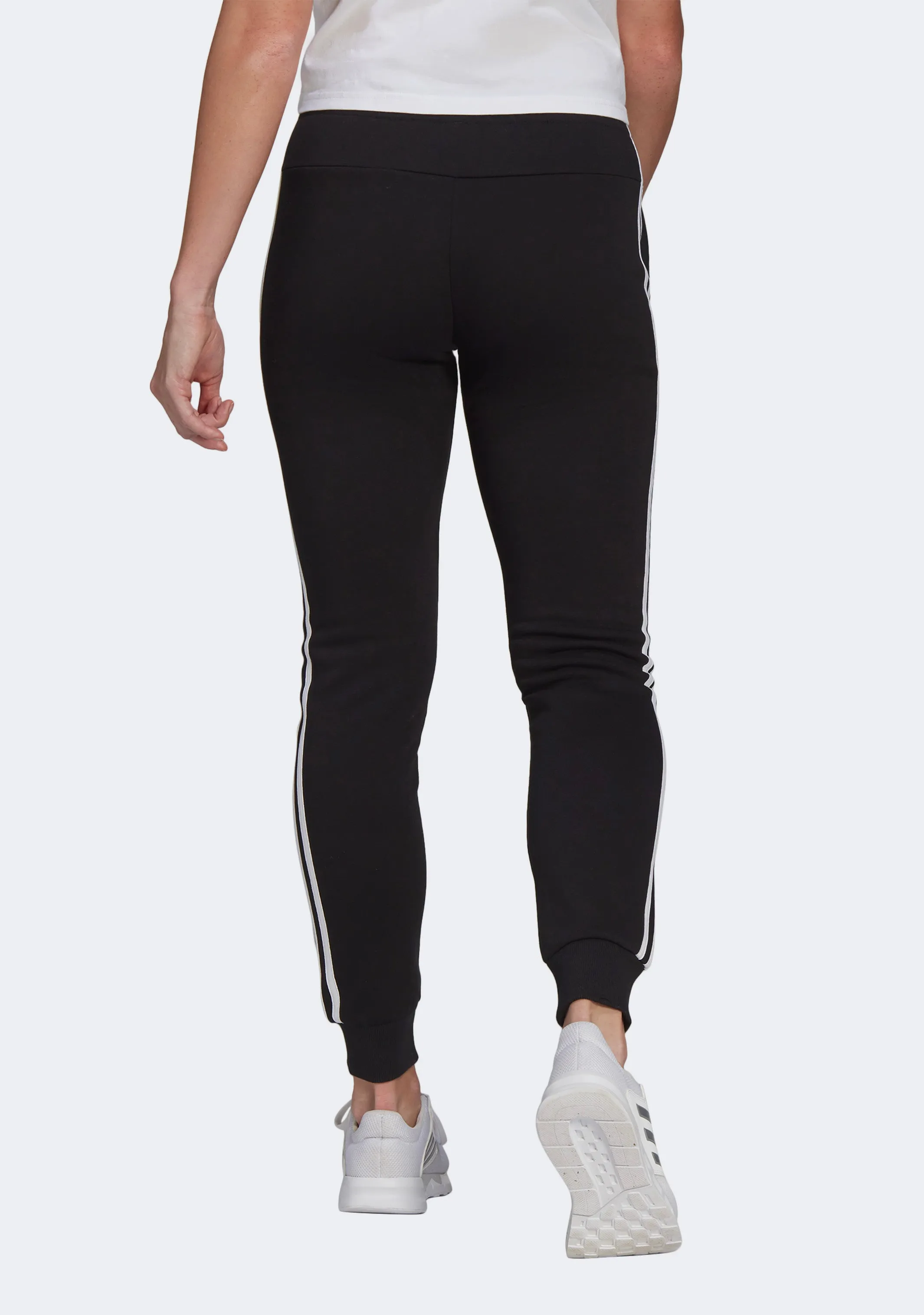 Adidas Womens Essential Fleece 3 Stripe Pants