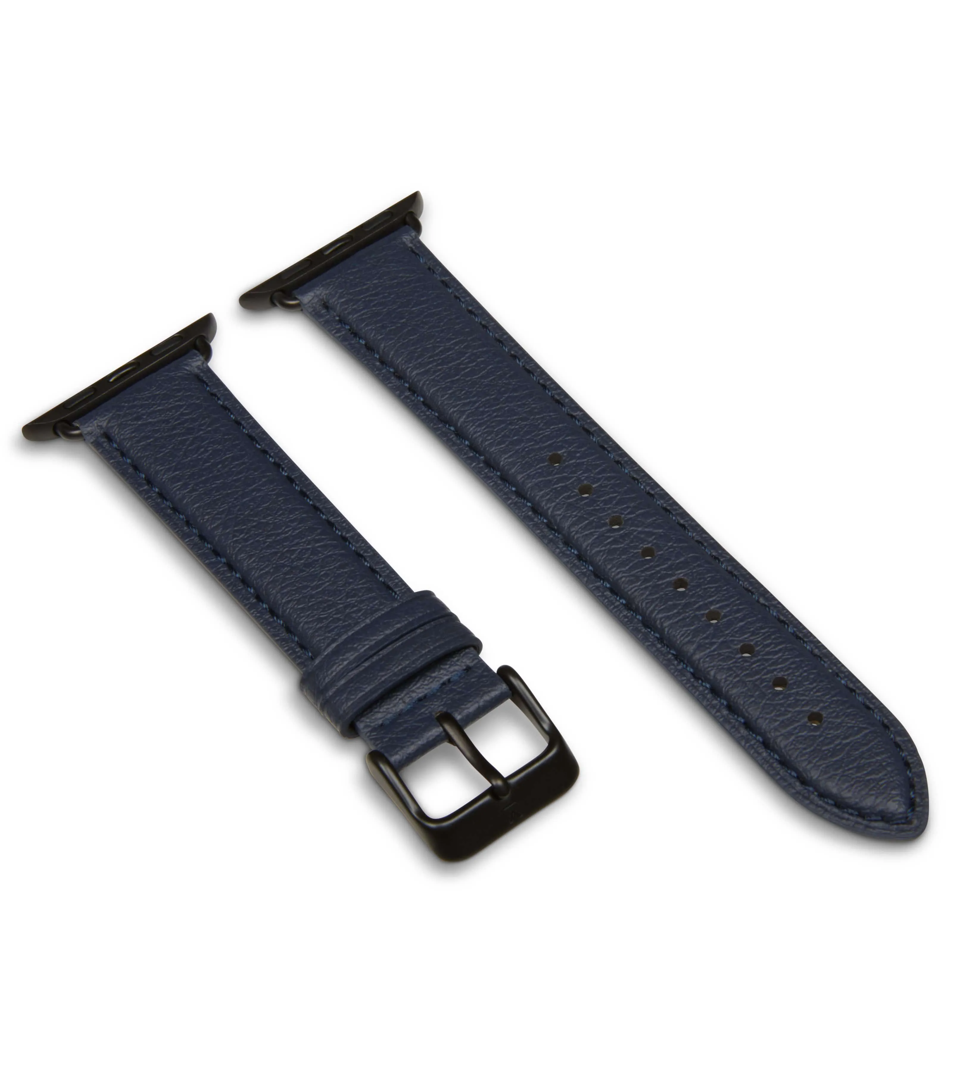 Apple Watch Compatible Vegan Watch Strap | Navy & Space Grey