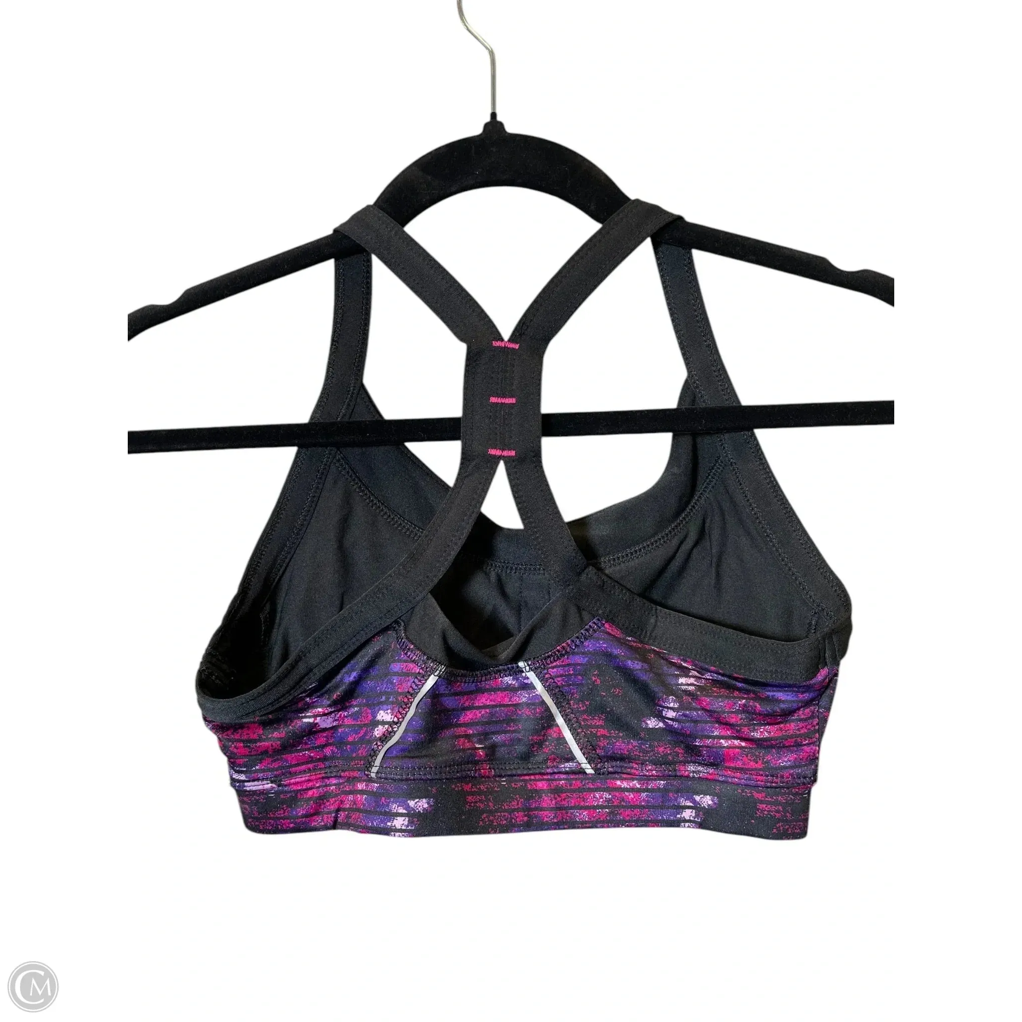 Athletic Bra By Avia In Pink & Purple, Size: S
