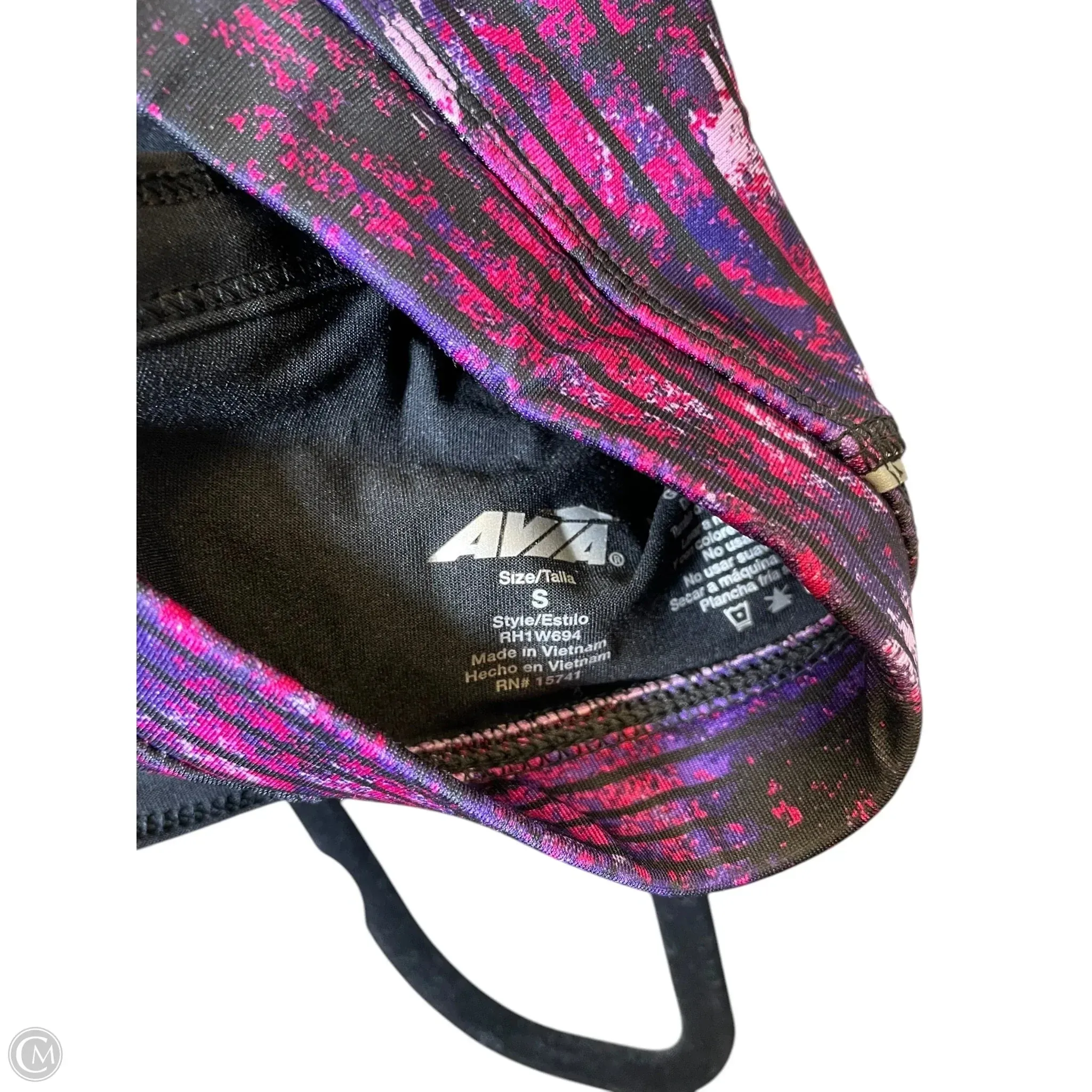 Athletic Bra By Avia In Pink & Purple, Size: S