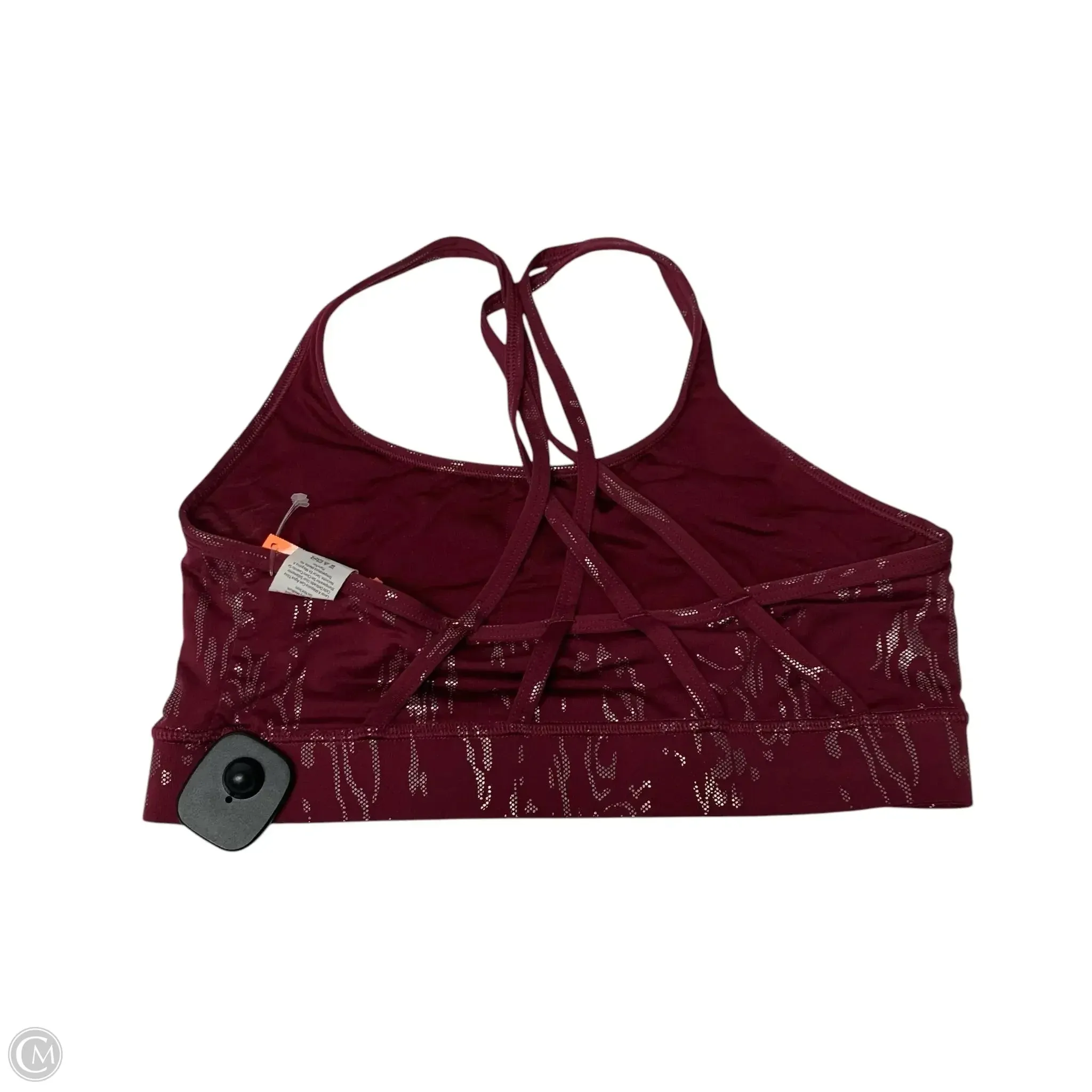 Athletic Bra By Clothes Mentor In Red, Size: L
