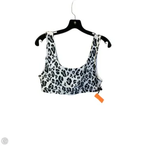 Athletic Bra By Fabletics In Animal Print, Size: L