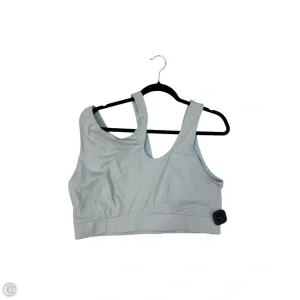 Athletic Bra By Fabletics In Blue, Size: Xxl