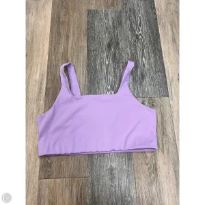 Athletic Bra By Girlfriend Collective In Purple, Size: Xl