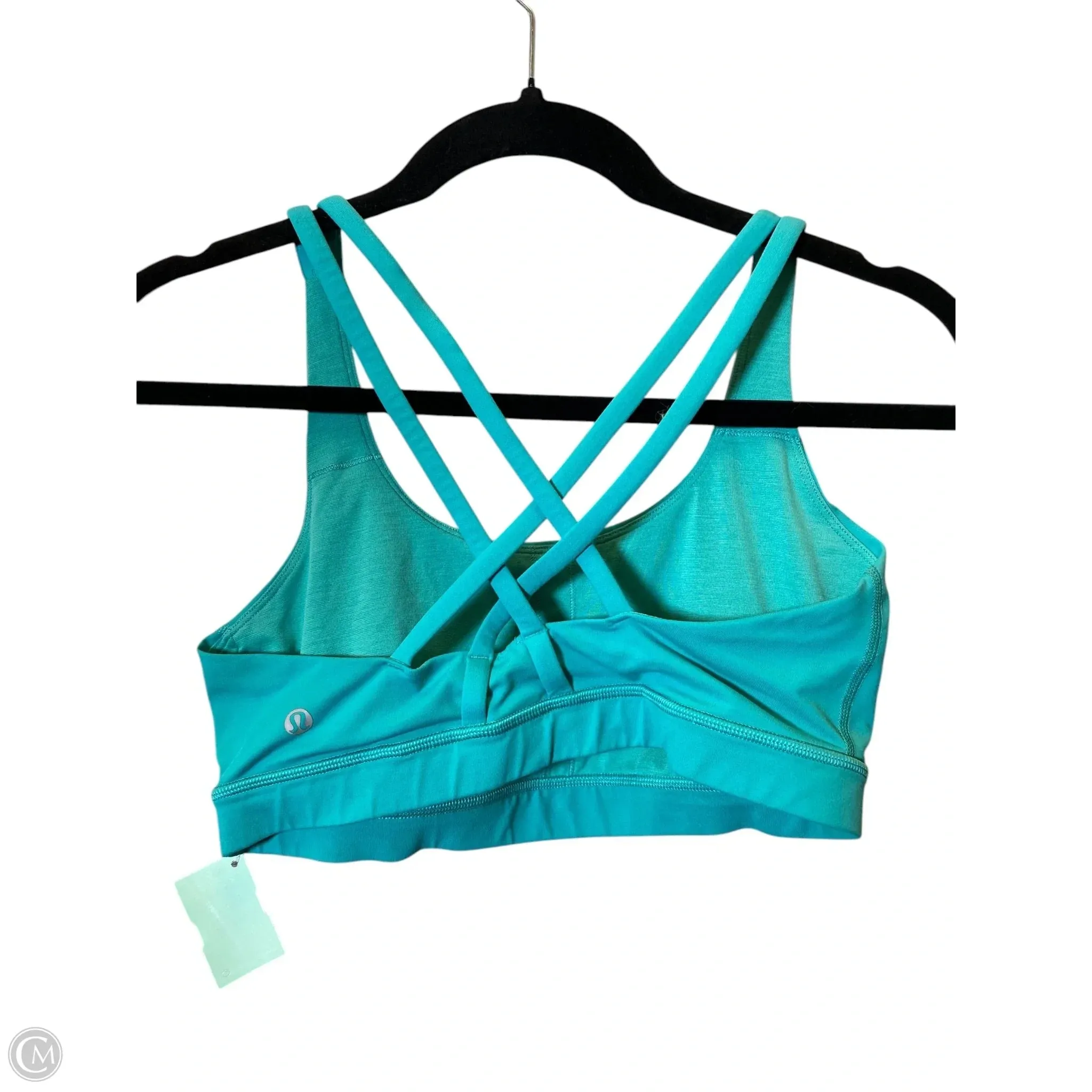 Athletic Bra By Lululemon In Aqua, Size: M