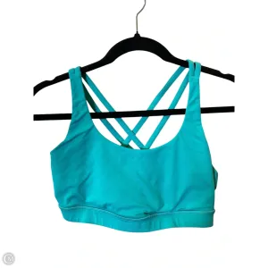 Athletic Bra By Lululemon In Aqua, Size: M
