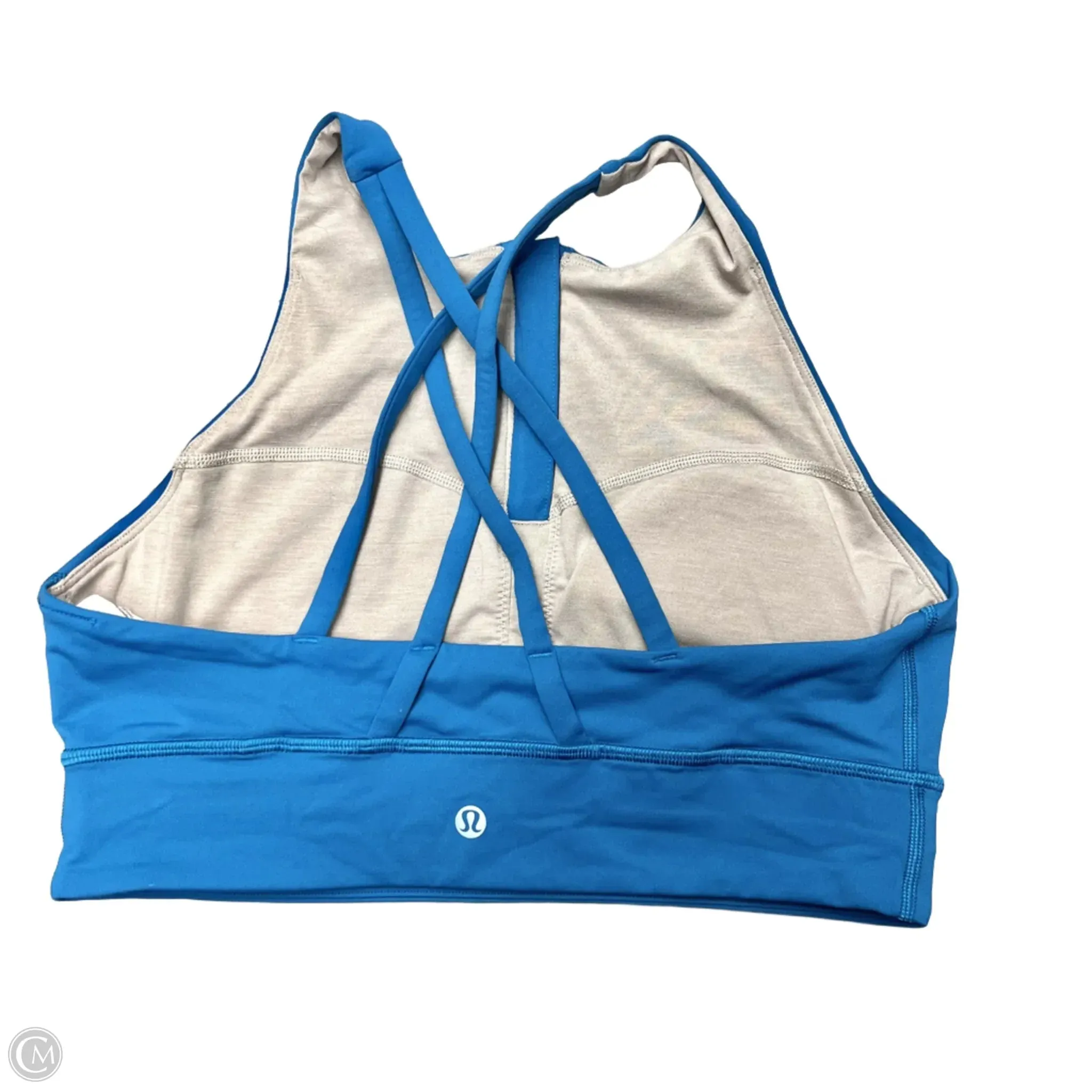 Athletic Bra By Lululemon In Blue, Size: 10
