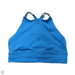 Athletic Bra By Lululemon In Blue, Size: 10