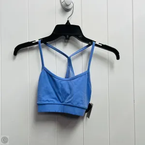 Athletic Bra By Lululemon In Blue, Size: 4