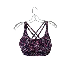 Athletic Bra By Lululemon In Pink & Purple, Size:M