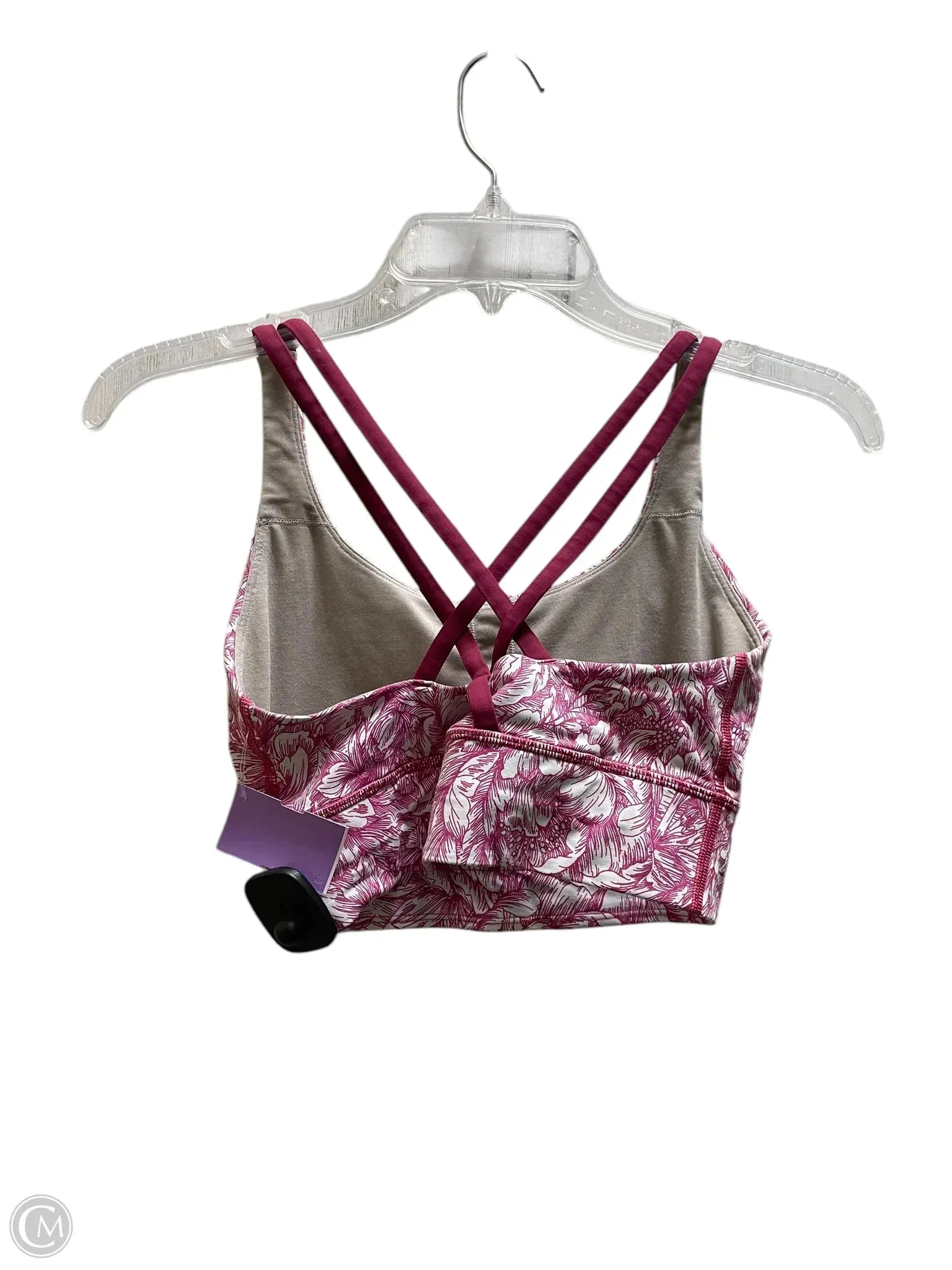 Athletic Bra By Lululemon In Pink, Size: 6