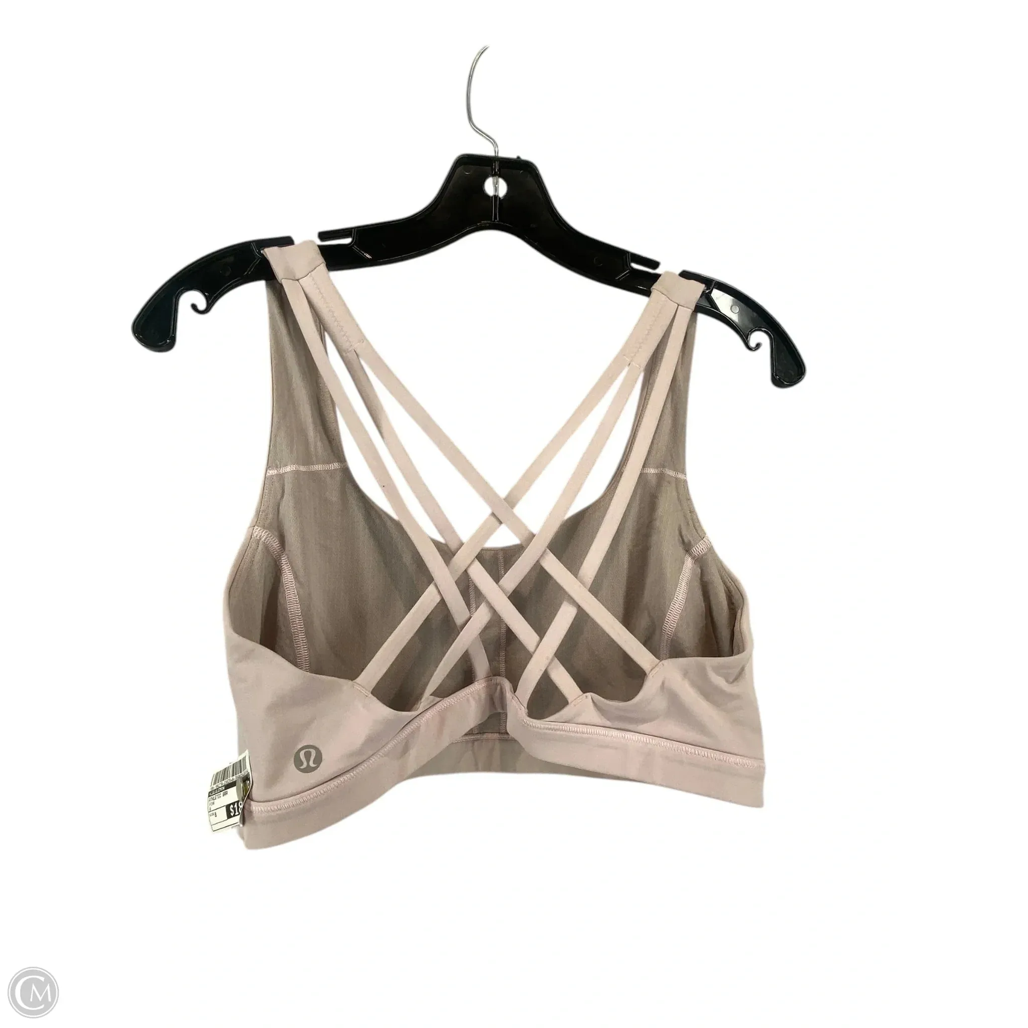 Athletic Bra By Lululemon In Pink, Size: 8