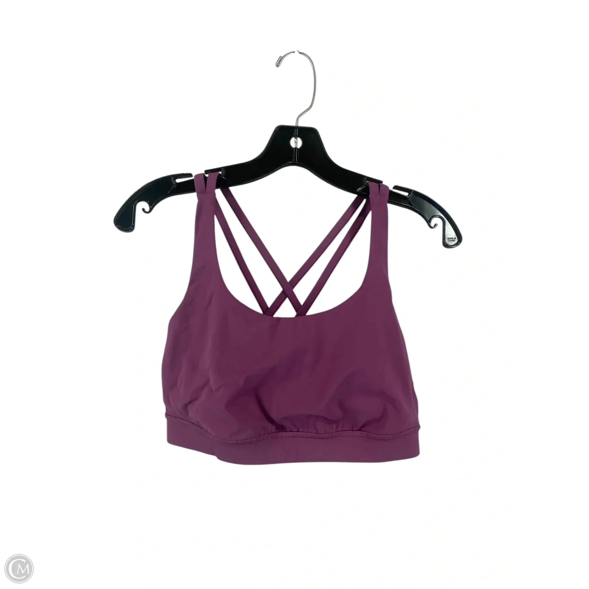Athletic Bra By Lululemon In Purple, Size: 10