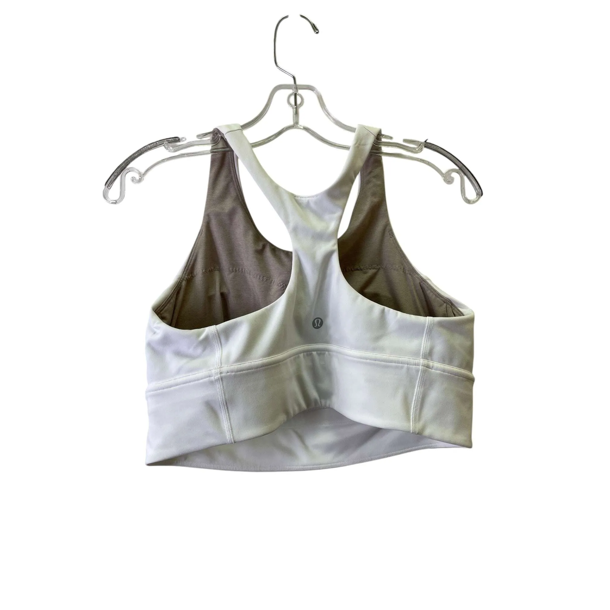 Athletic Bra By Lululemon In White, Size:L