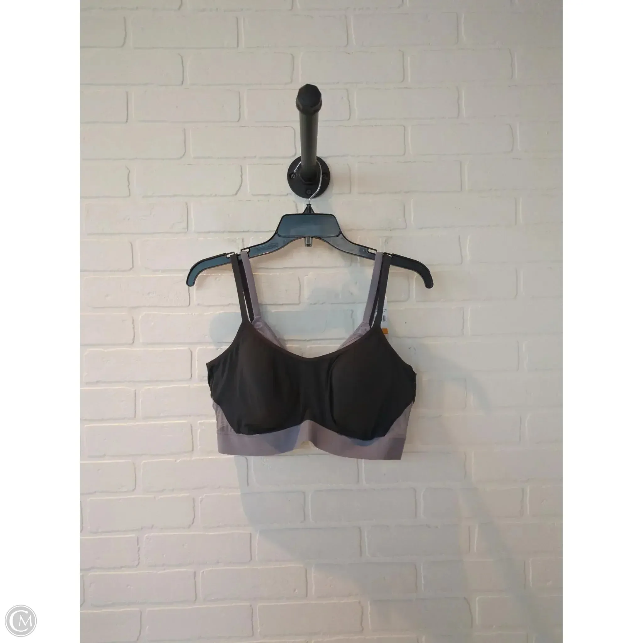 Athletic Bra By Natori In Black & Grey, Size: 38c