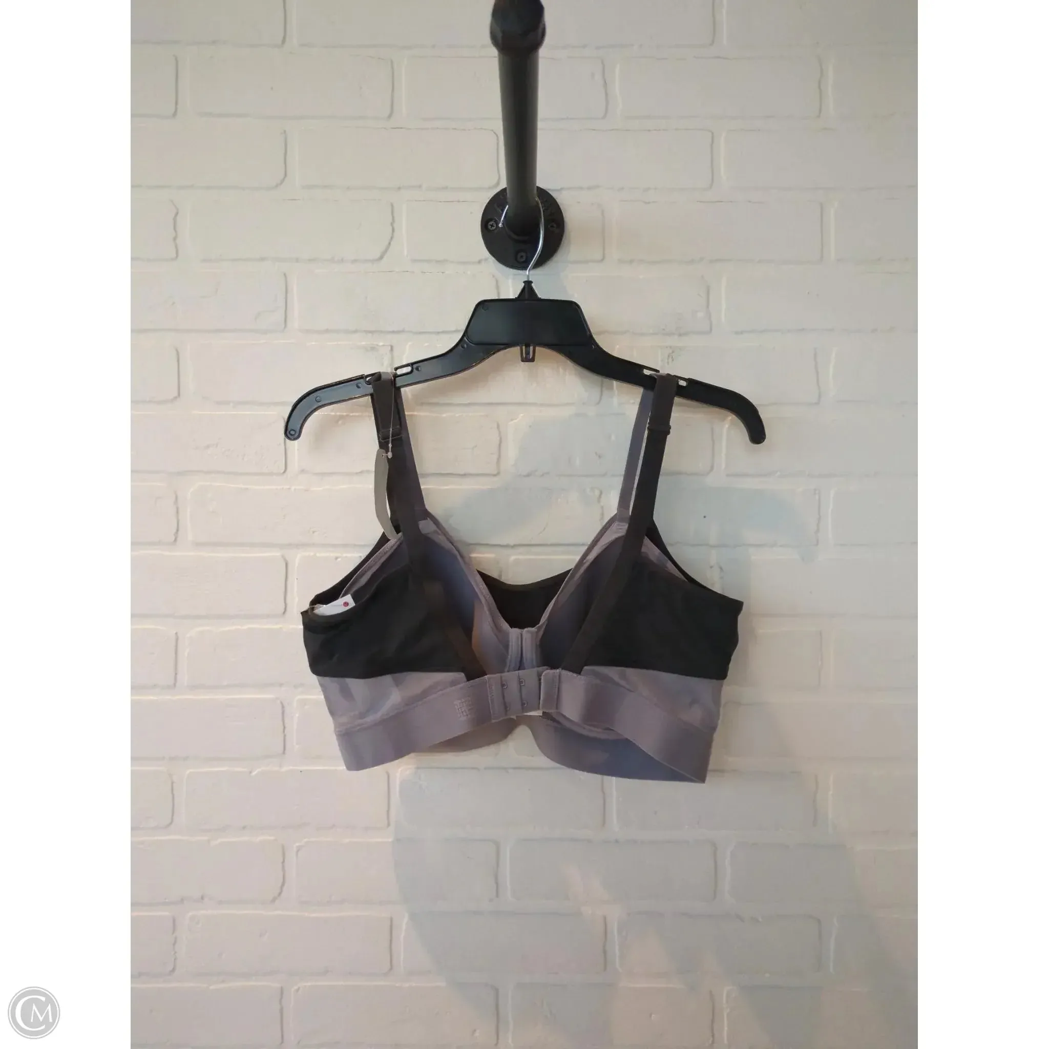 Athletic Bra By Natori In Black & Grey, Size: 38c
