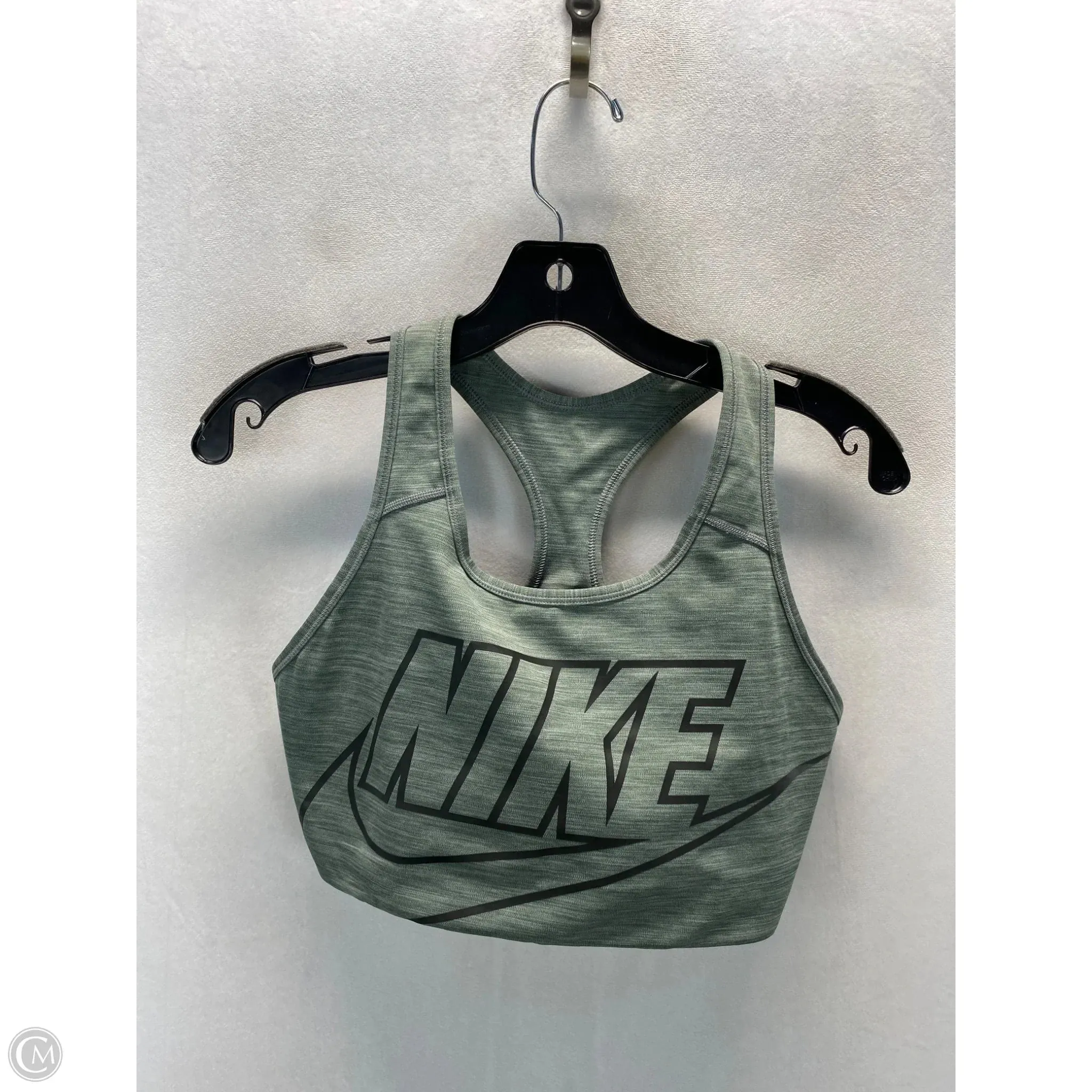 Athletic Bra By Nike In Grey, Size: L