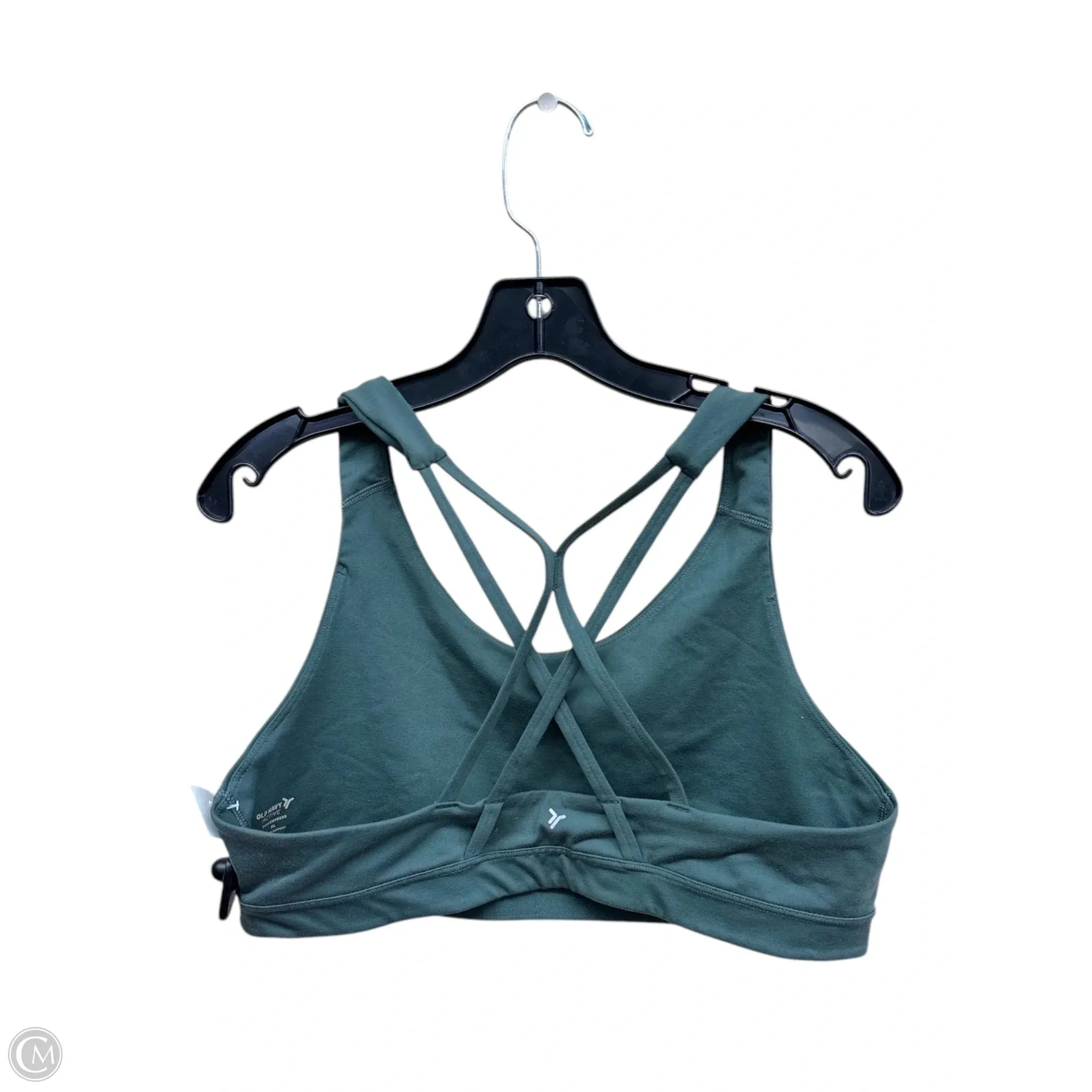 Athletic Bra By Old Navy In Green, Size: Xl