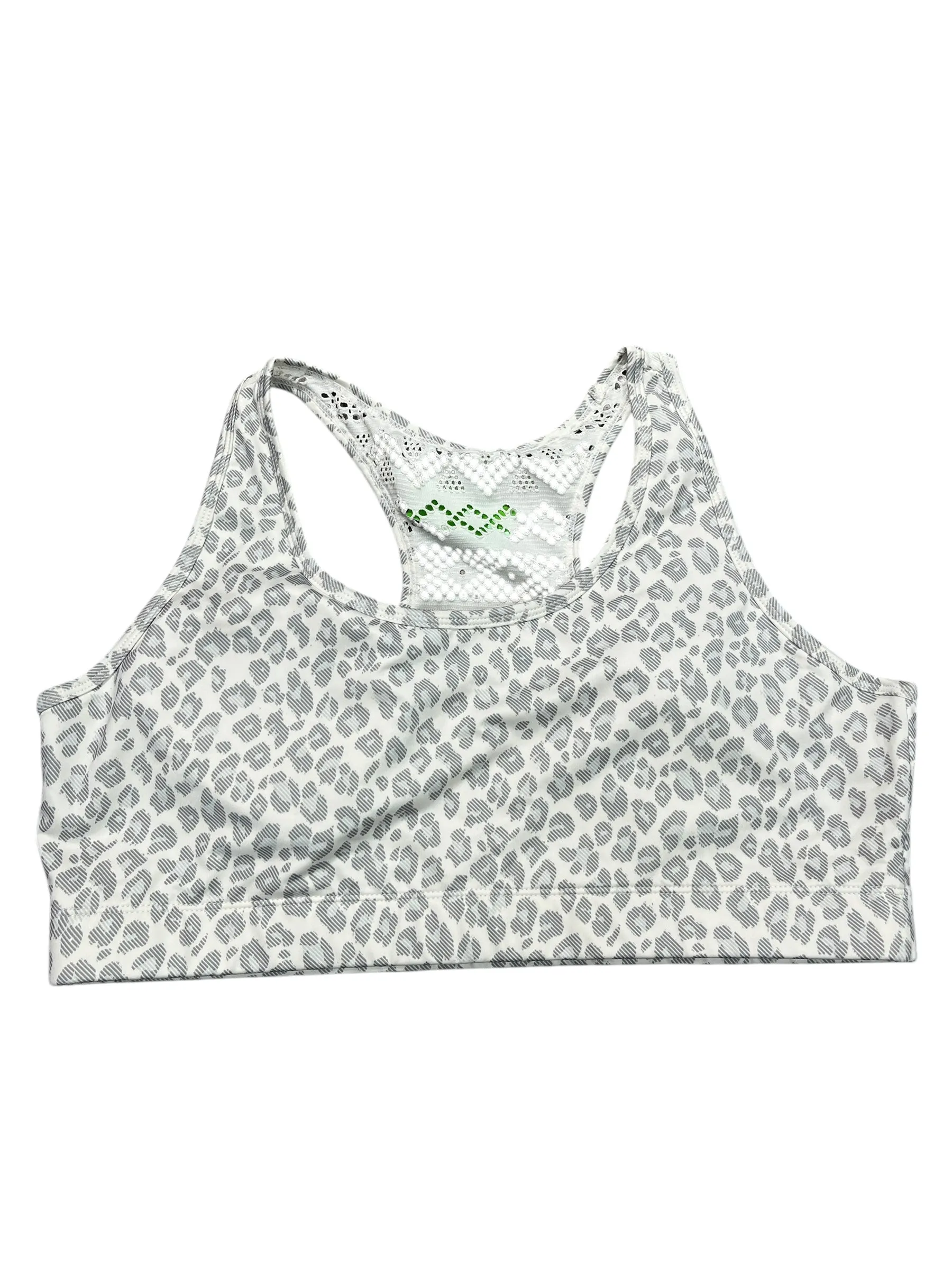 Athletic Bra By Zyia In White, Size:Xxl