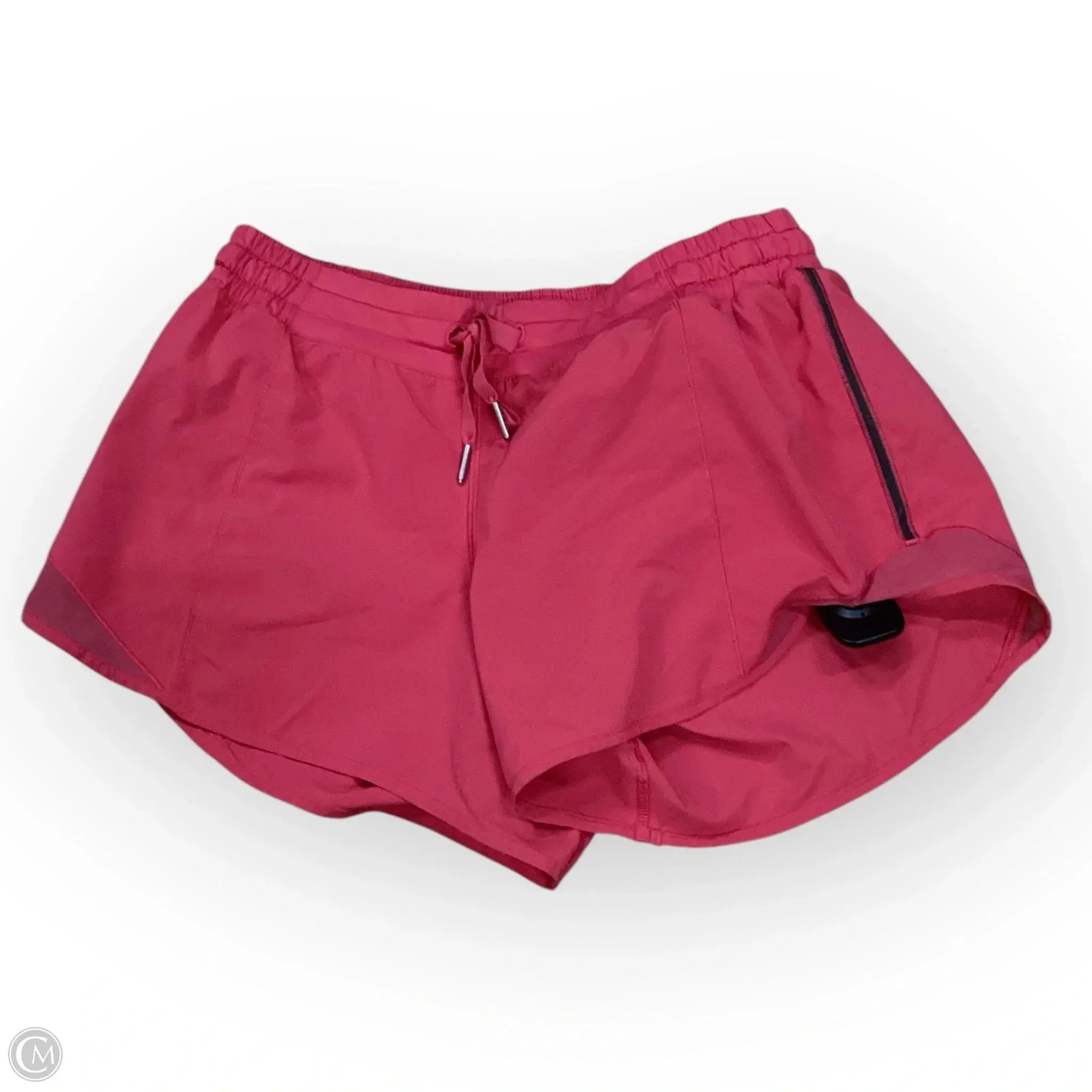 Athletic Shorts By Lululemon In Pink, Size: 10