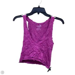 Athletic Tank Top By Free People In Purple, Size: M