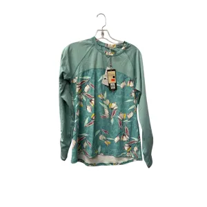 Athletic Top Ls Crewneck By Calia In Aqua, Size:L
