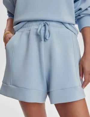 Atrium High Waisted Short 4.5" - Cashmere Blue