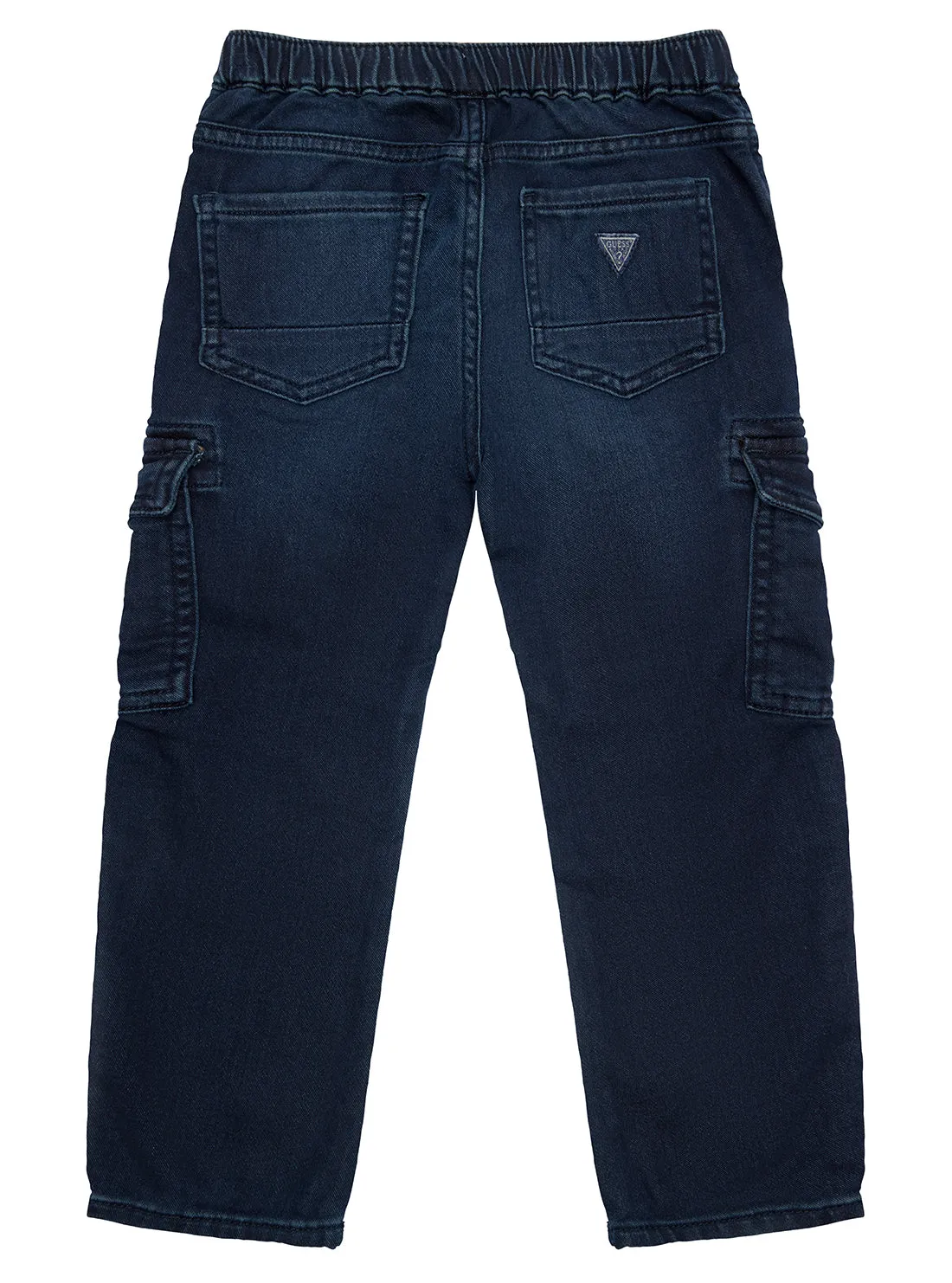 Blue Denim Cargo Pants (2-7)