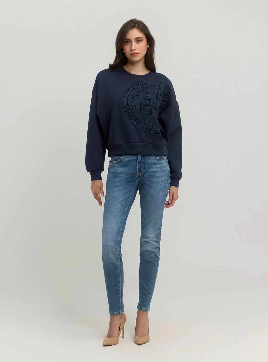 Blue Logo Jumper