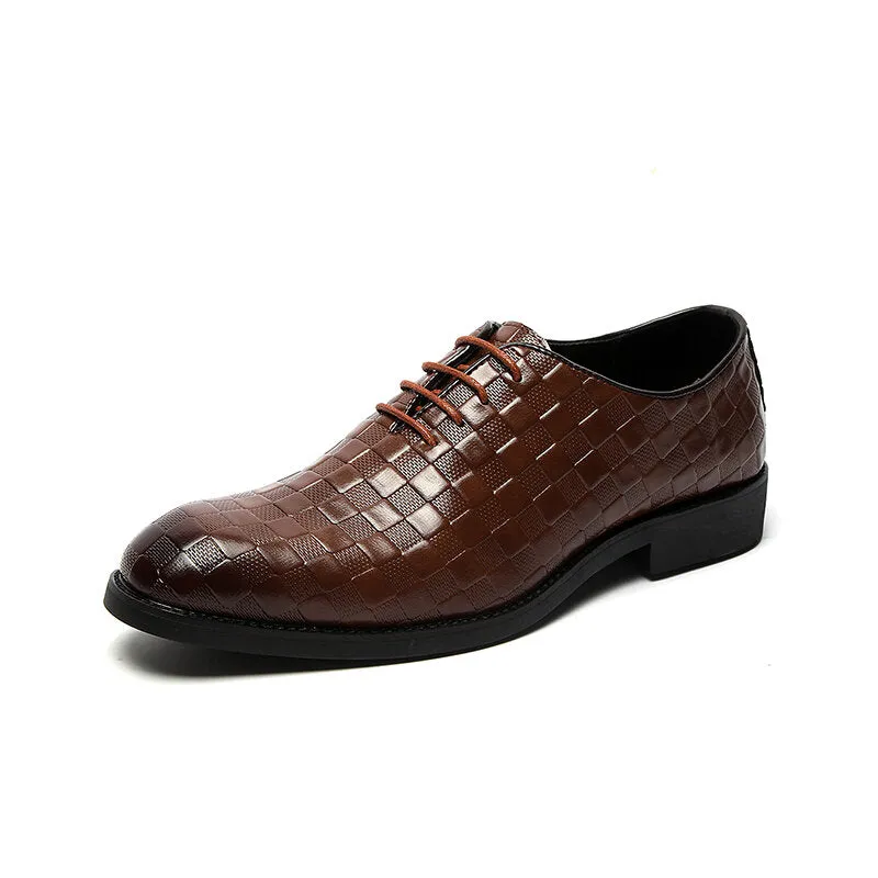 Casual Trendy Soft Lace-up Business Plus Size Dress Men Dress Shoes