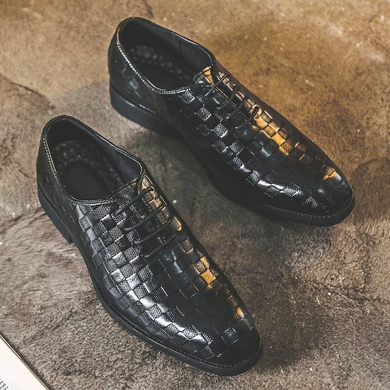 Casual Trendy Soft Lace-up Business Plus Size Dress Men Dress Shoes
