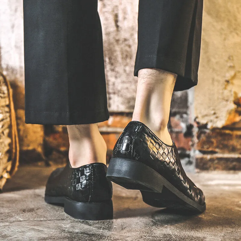 Casual Trendy Soft Lace-up Business Plus Size Dress Men Dress Shoes