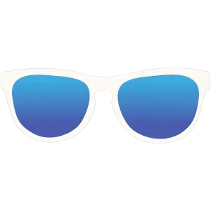 Classic (0-3) White Moon/Polarized Blue