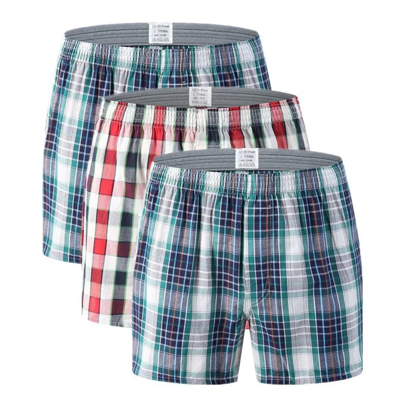 Cotton Loose Boxer Briefs Sports