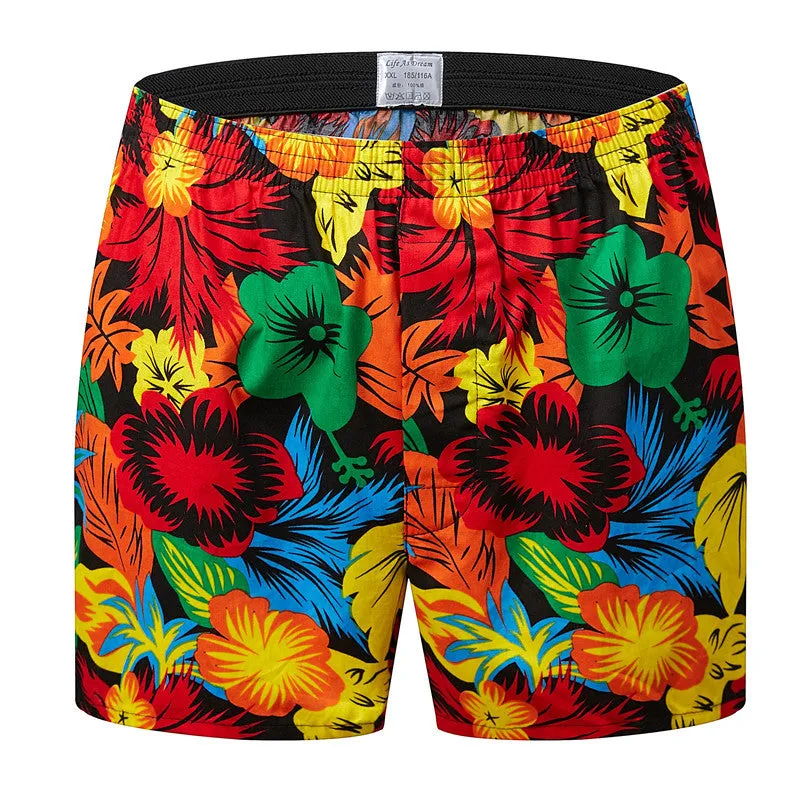 Cotton Loose Boxer Briefs Sports