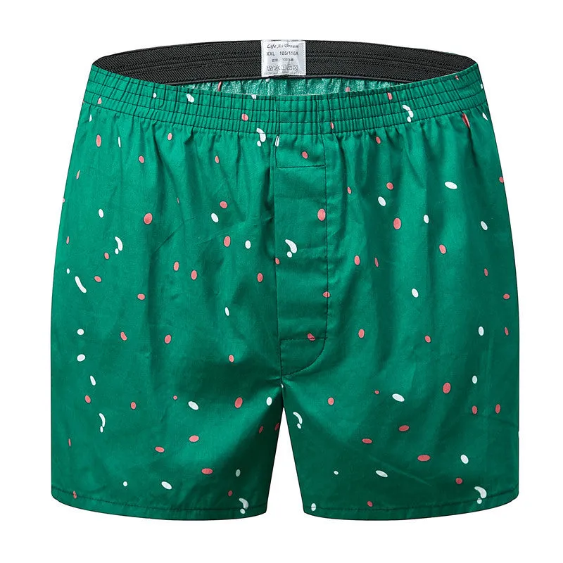 Cotton Loose Boxer Briefs Sports