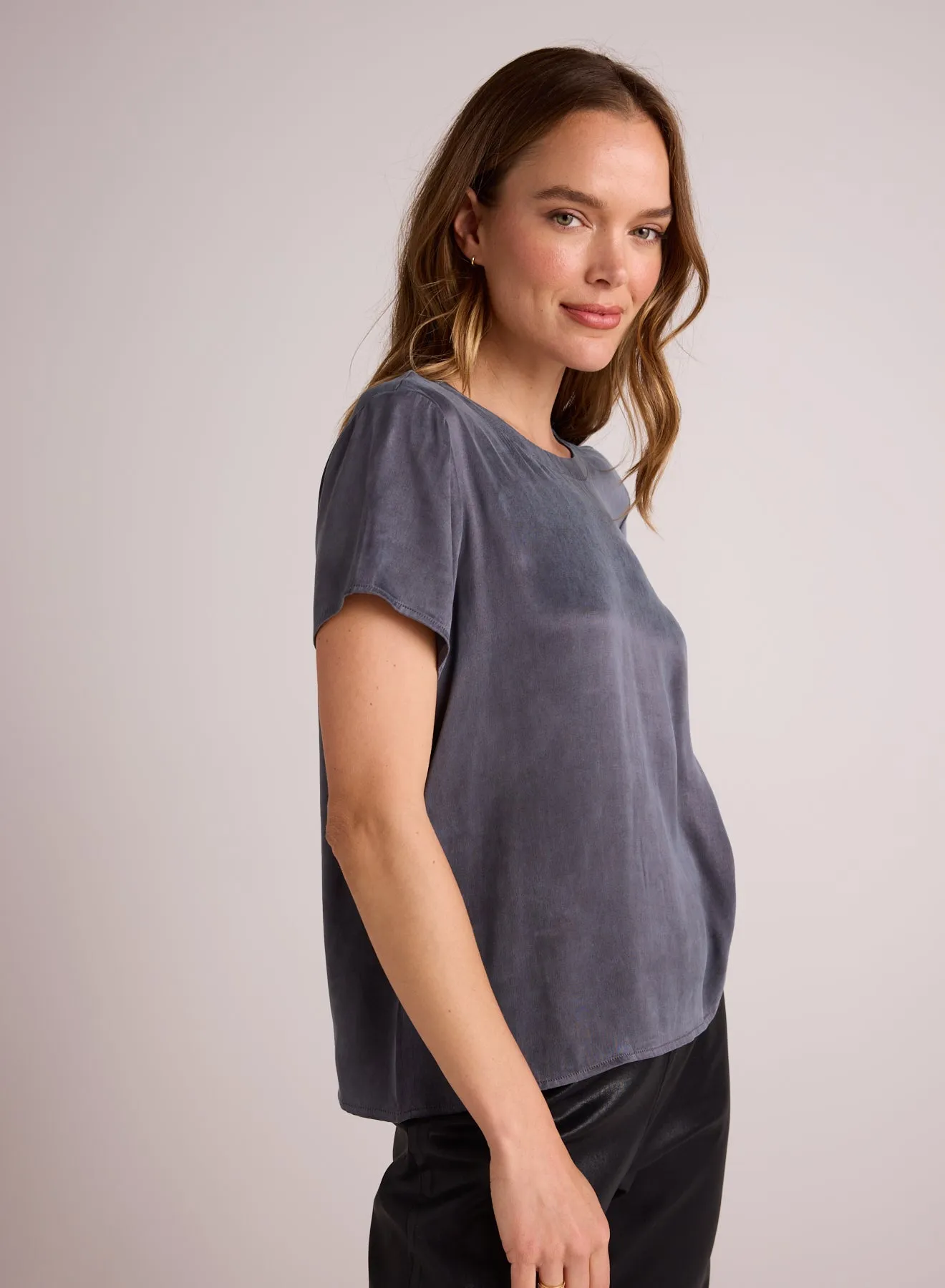 Crew Neck Tee - Slate Stone