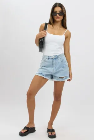 Denim Relaxed Short High Rise