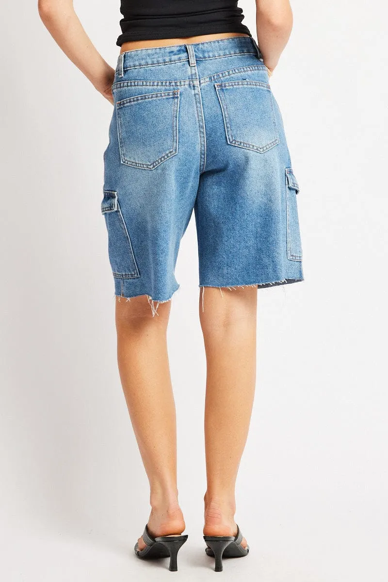Denim Relaxed Shorts