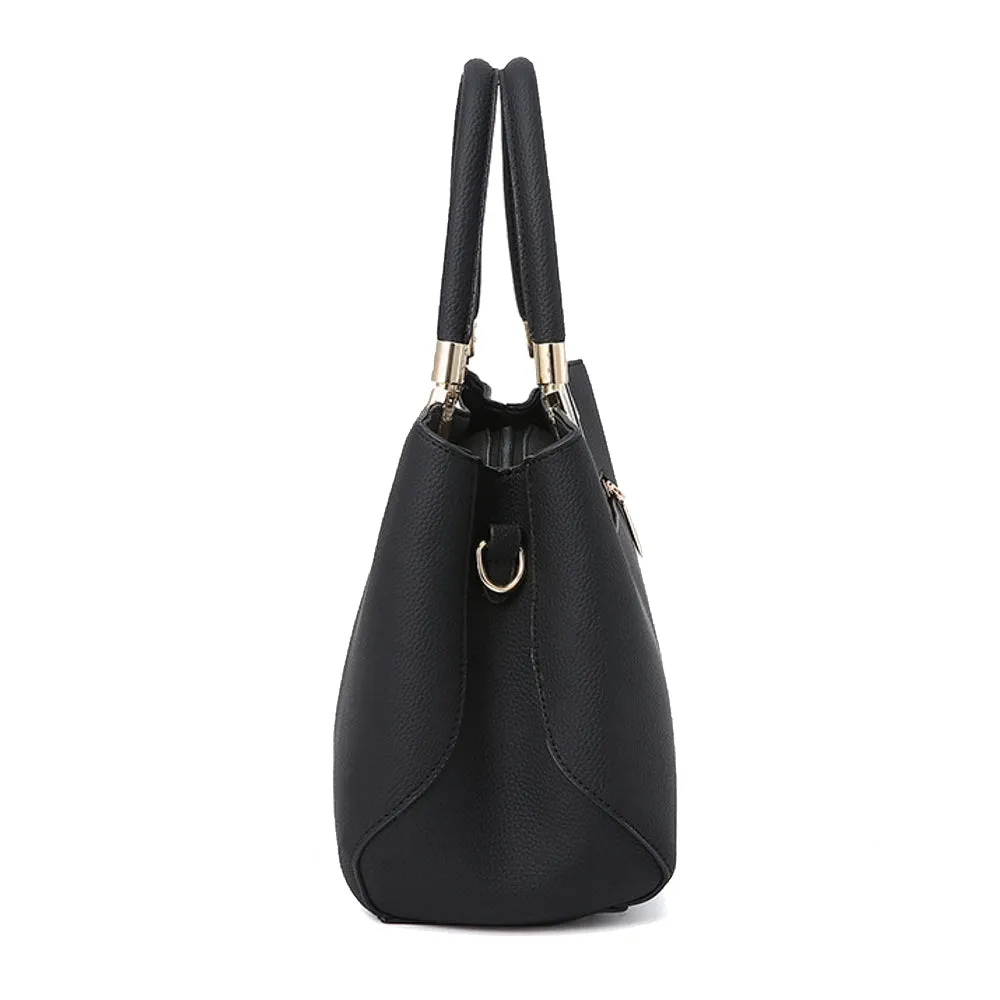 Elegant Contrast Color Simple Fashion Handbag Single Shoulder Oblique