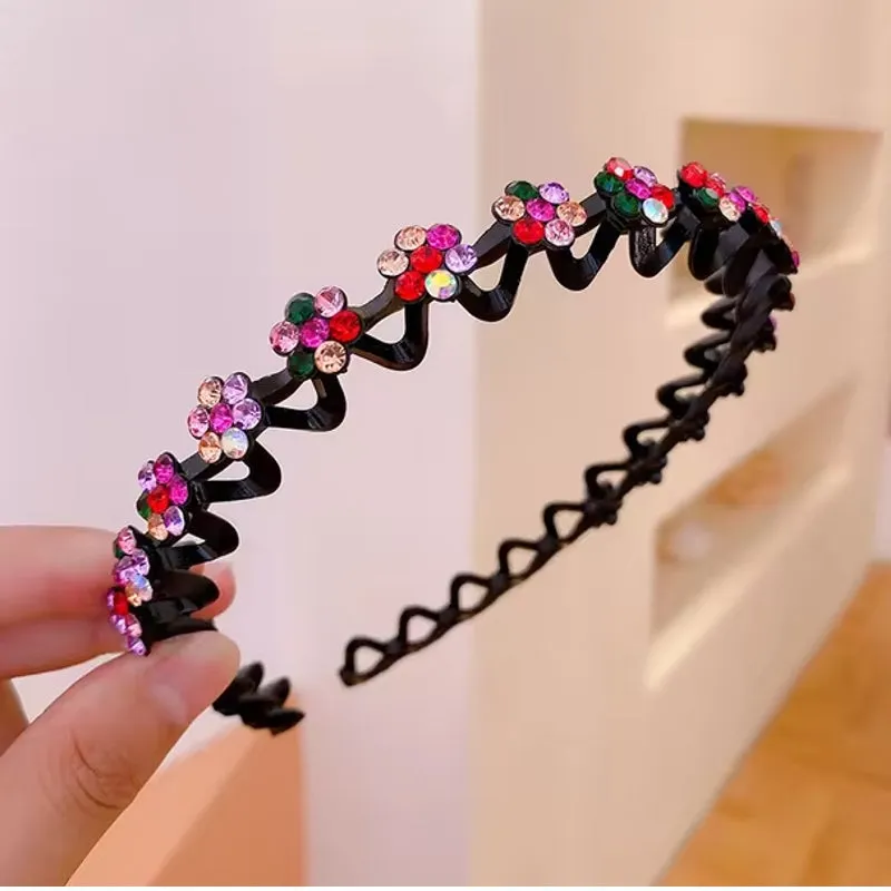 Fashion Rhinestone Women Hair Hoop Bands