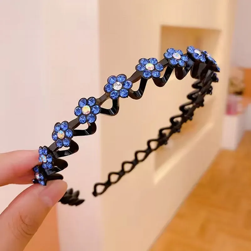 Fashion Rhinestone Women Hair Hoop Bands