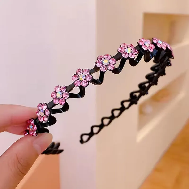Fashion Rhinestone Women Hair Hoop Bands
