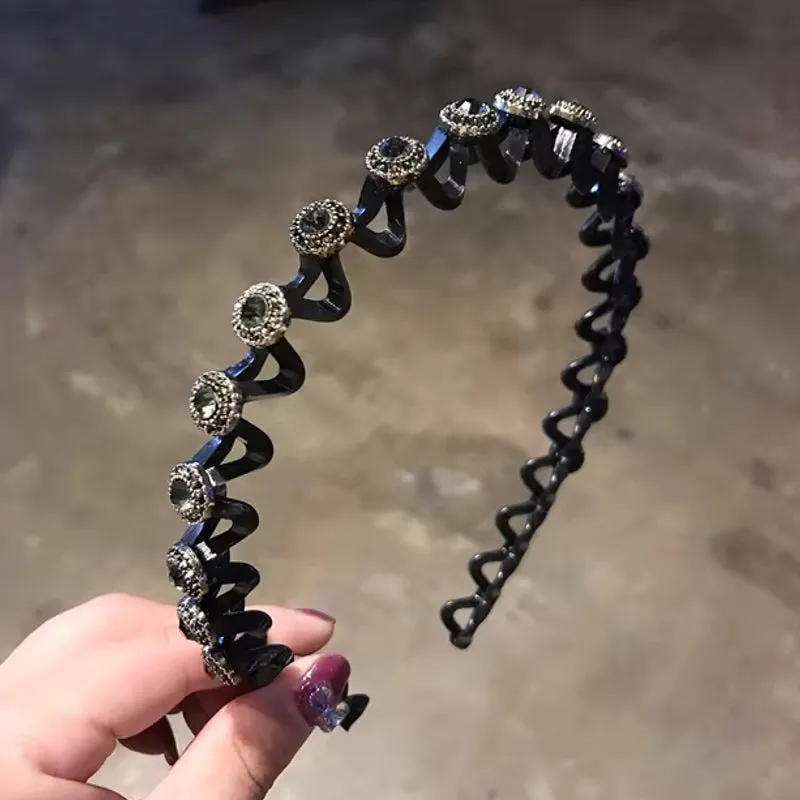 Fashion Rhinestone Women Hair Hoop Bands