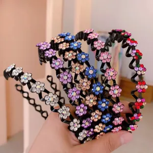 Fashion Rhinestone Women Hair Hoop Bands