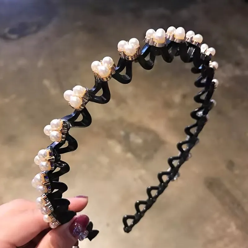 Fashion Rhinestone Women Hair Hoop Bands