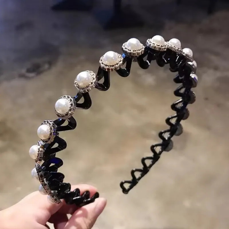 Fashion Rhinestone Women Hair Hoop Bands