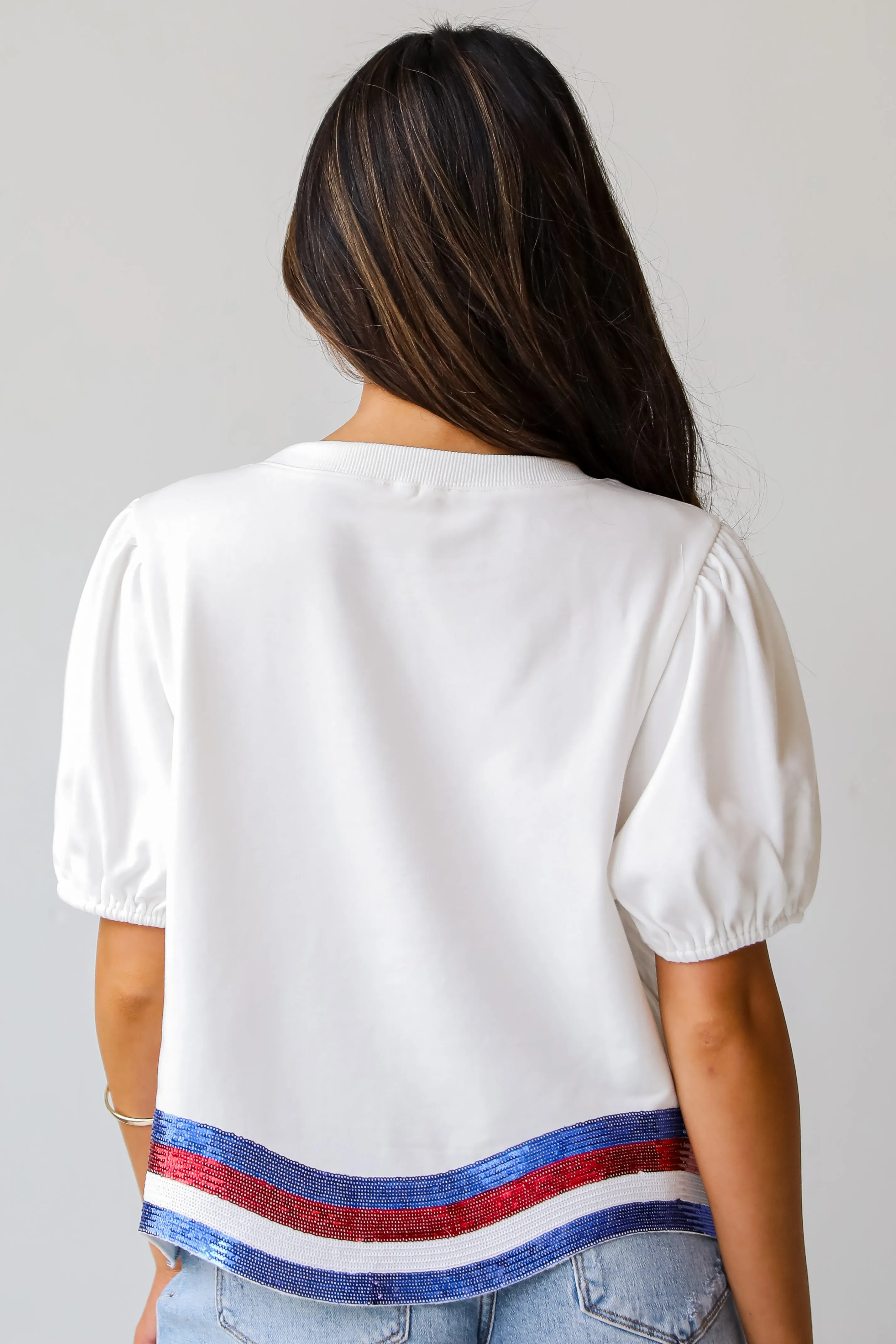 FINAL SALE - Born To Sparkle Sequin Top
